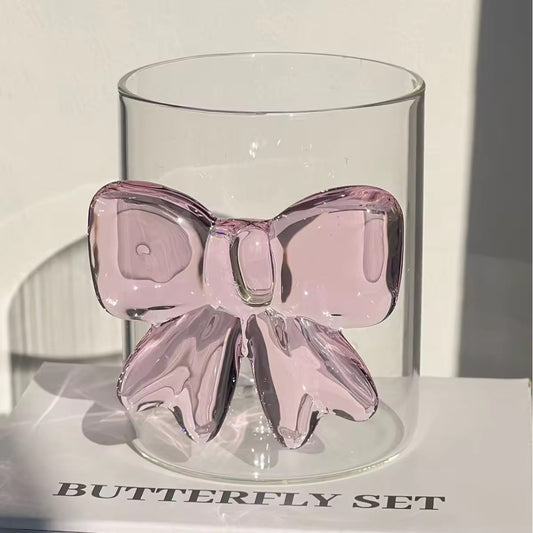 Cute Aesthetic Bow Glass (Pre-order)