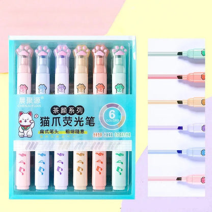 Paw Highlighters (set of 6)
