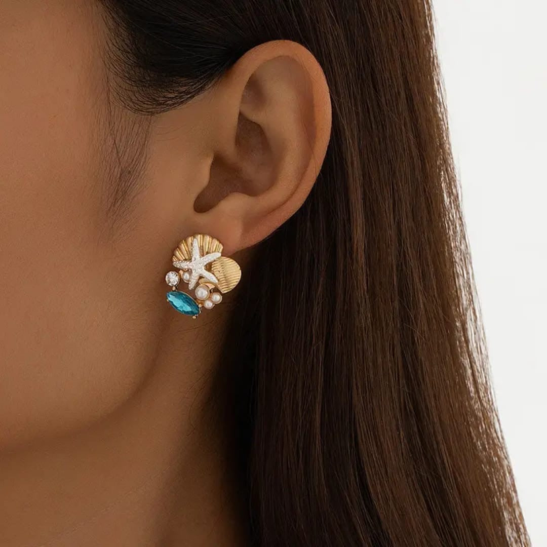 Beach Seas Shell Earrings