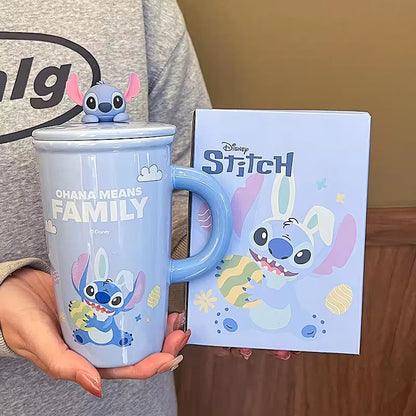 Stitch Tall Mug With LID