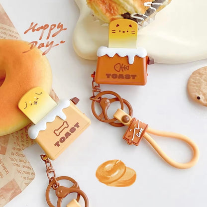 Bread Toast Keychain