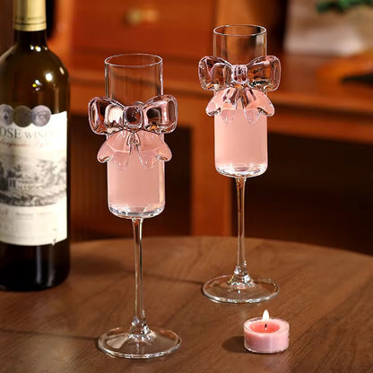 Bow Champagne Flute Glass