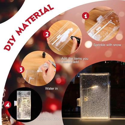 Christmas Street DIY Snow Lamp