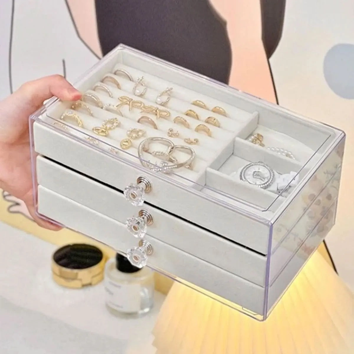 3 Layered Jewellery Organiser