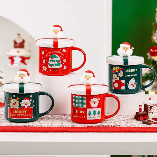 Gift Box Lid Christmas Mug