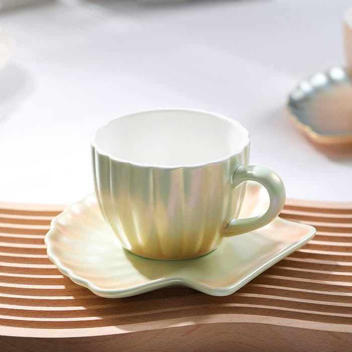 Pearl Glaze Gradient Cup & Saucer