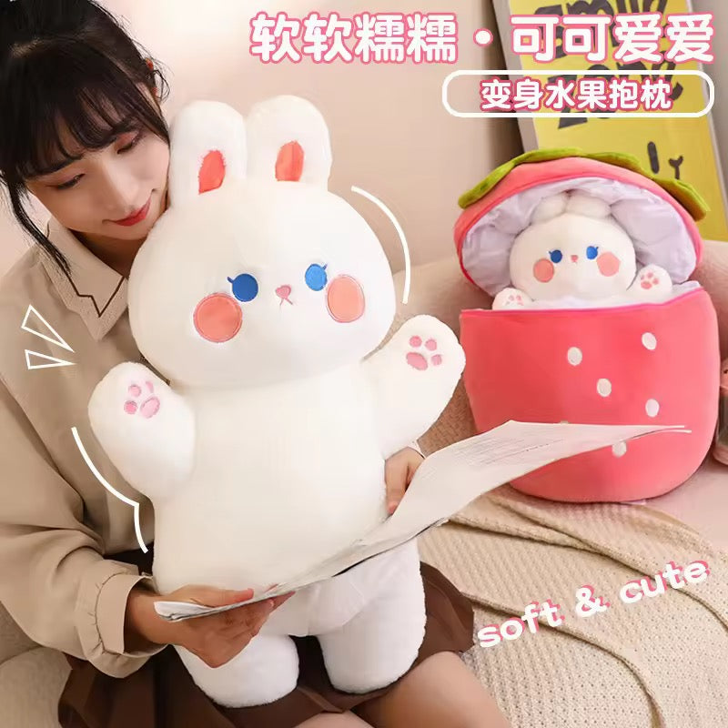 Strawberry Bunny Plushie
