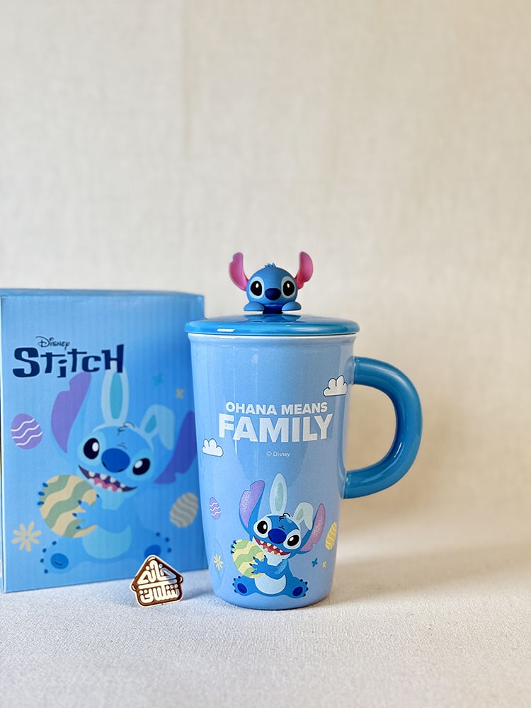 Stitch Tall Mug With LID