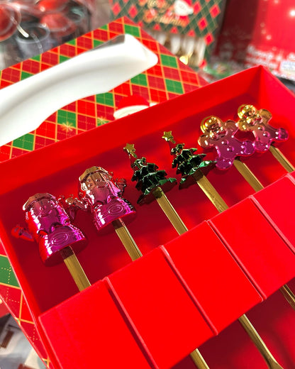 Holographic Christmas Cutlery