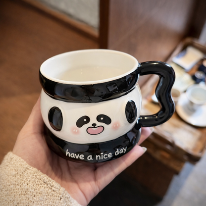 Panda ceramic mug