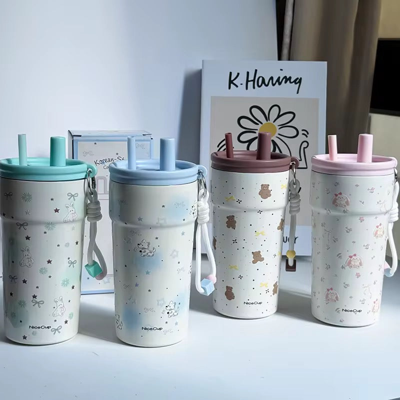 Pinteresty Cute Insulated Tumblers (500 ML)
