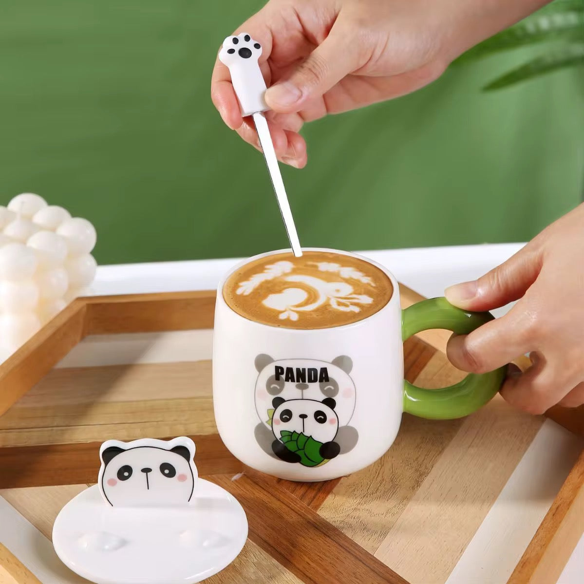 Panda Mug With Spoon