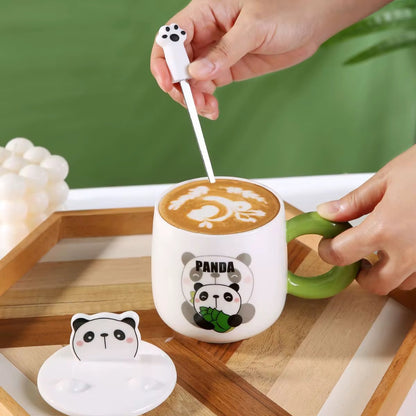 Panda Mug With Spoon