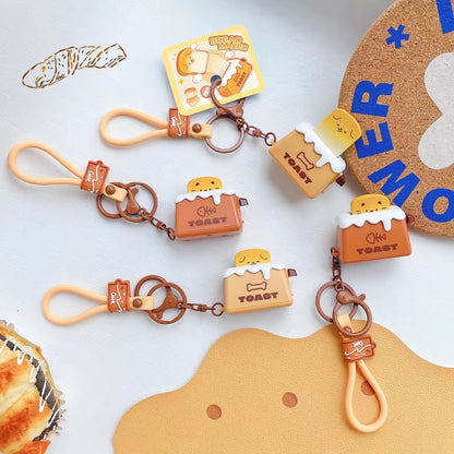 Bread Toast Keychain