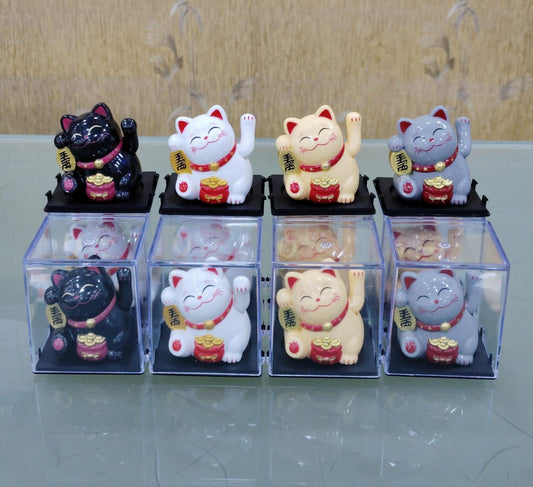 The Maneki - Neko Japanese Lucky Cat Figurine