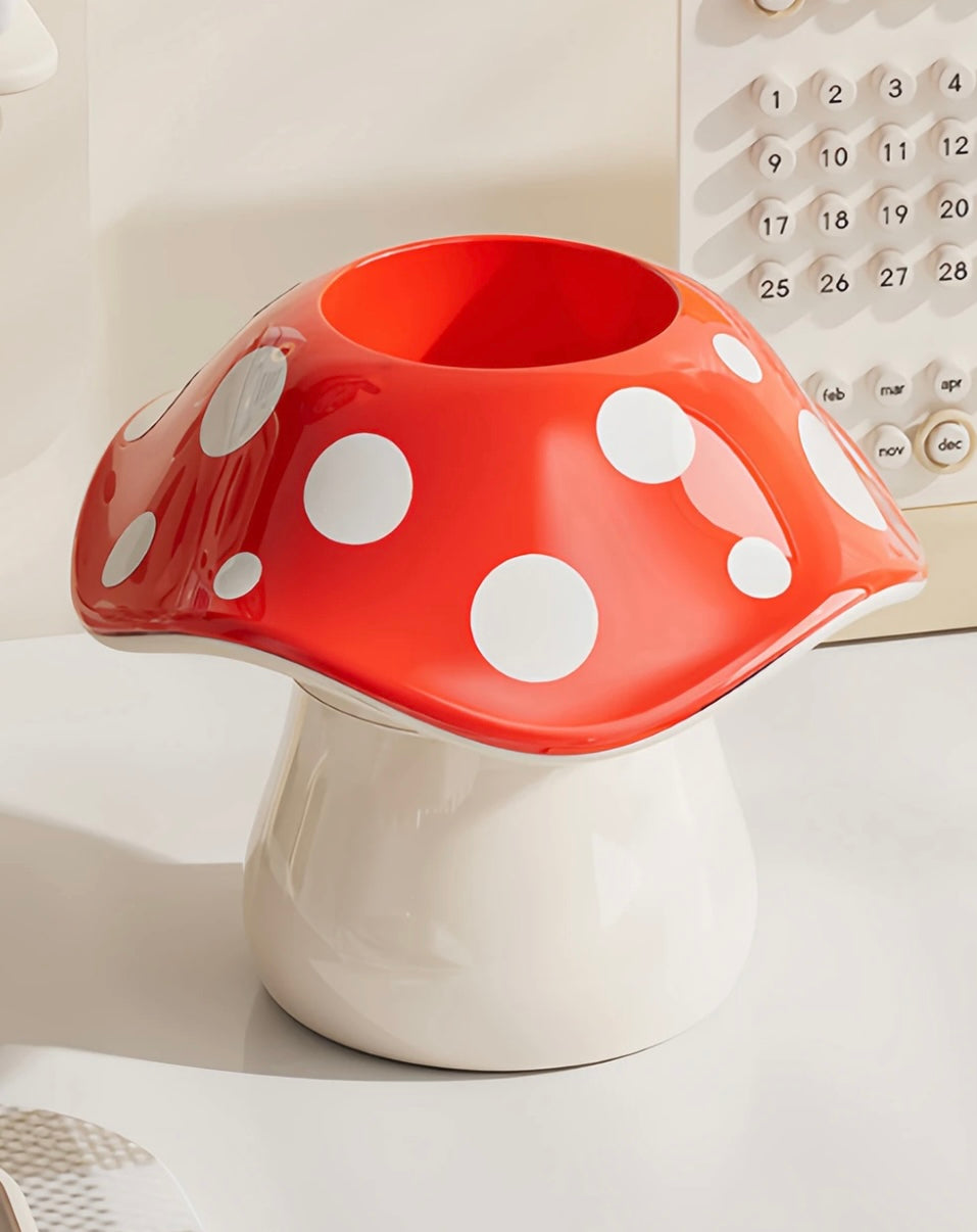 Mushroom Brush Holder