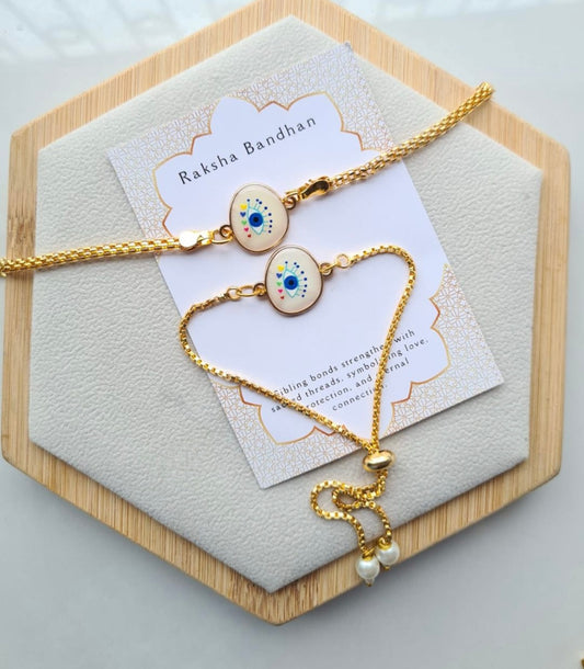 Evil Eye Couple Rakhi