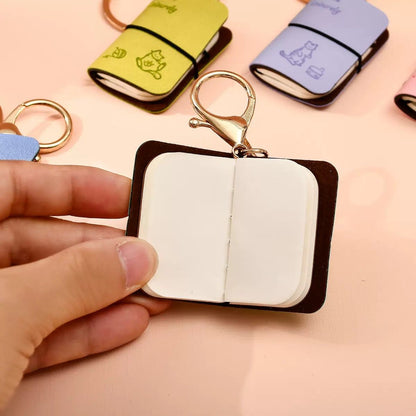 Mini diaries with keycharm (set of 2)