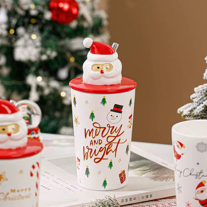 Christmas Tall Ceramic Tumbler