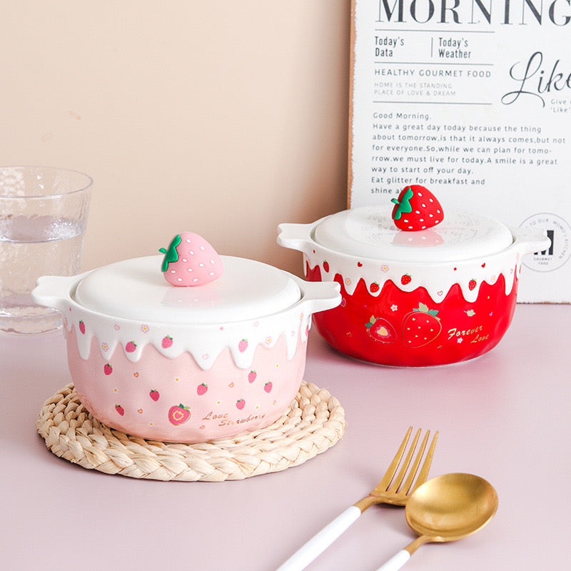 Strawberry Casserole / Ramen Bowl