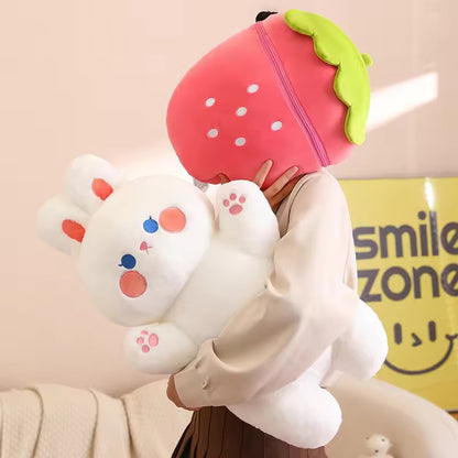 Strawberry Bunny Plushie