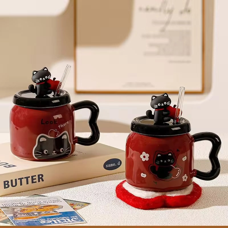Cute Cat Ceramic Mug