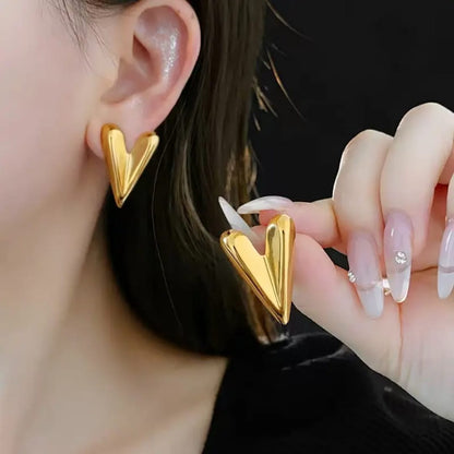 Heart Anti Tarnish Earrings
