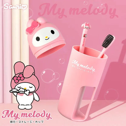 My Melody Brushes + Holder