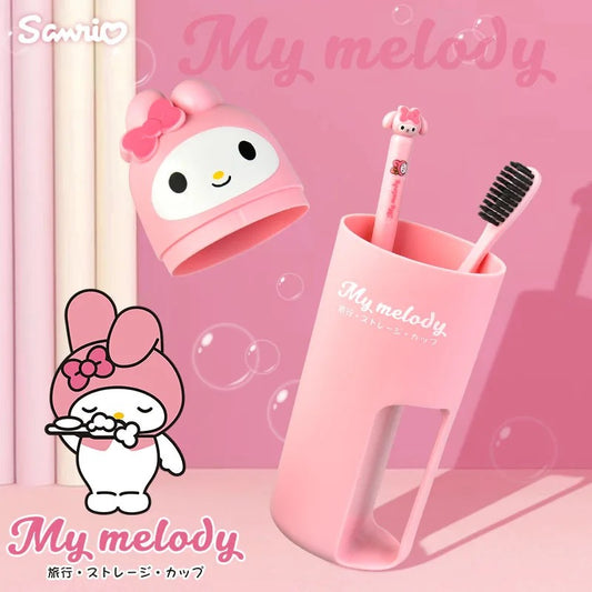 My Melody Brushes + Holder