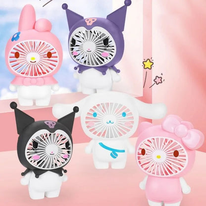 Sanrio Characters Face Hand Fan