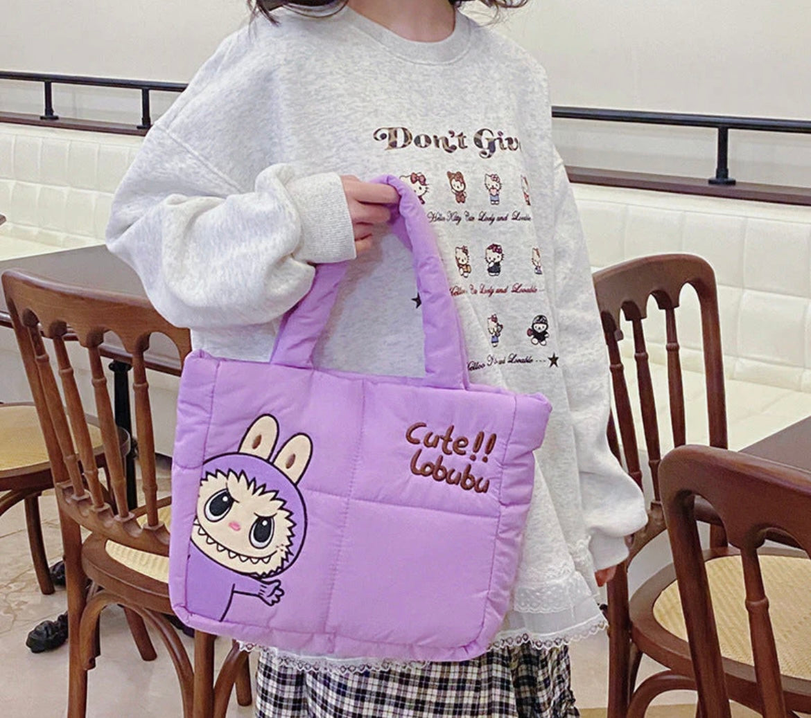 Labubu soft shoulder bag