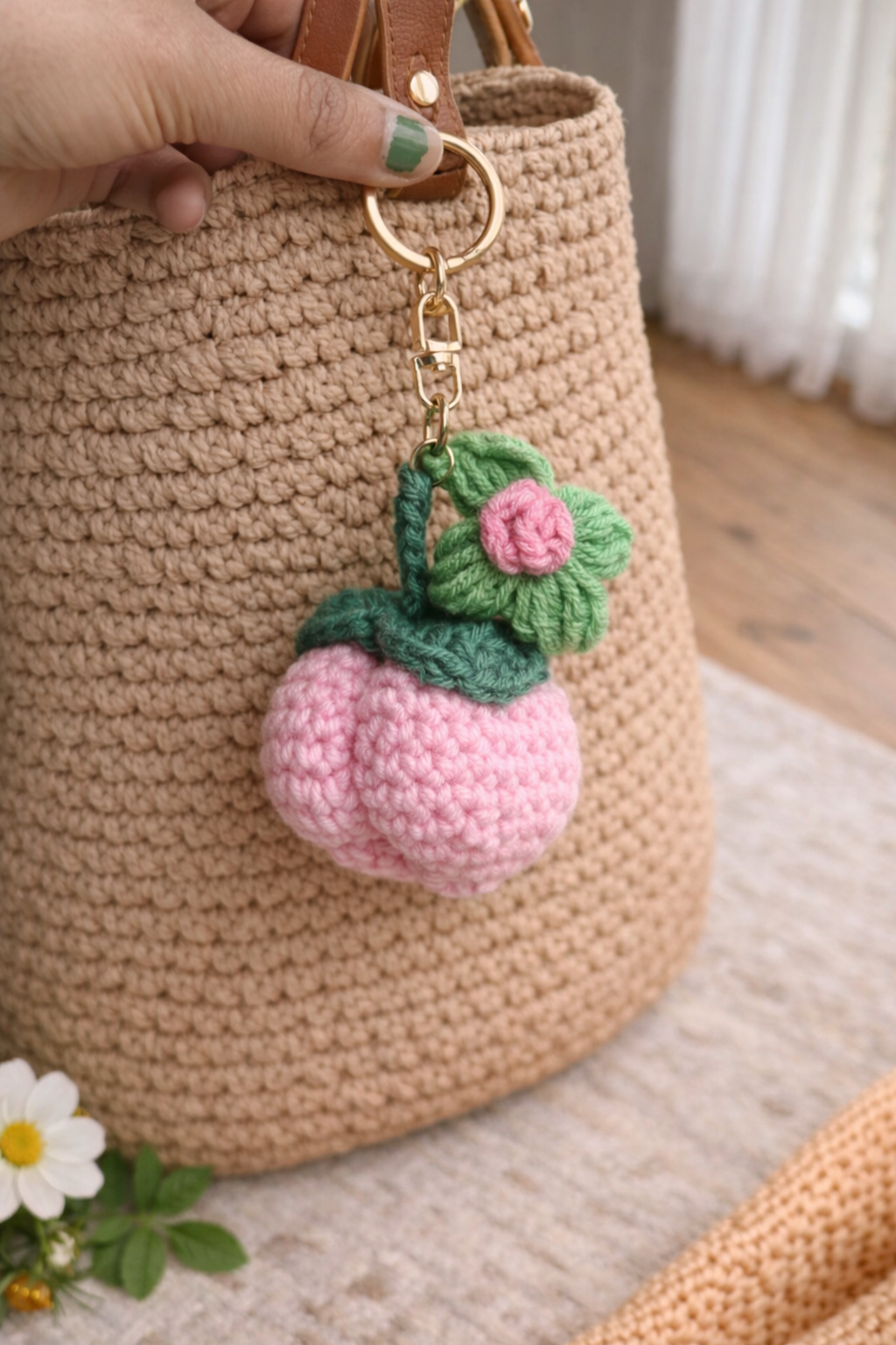 Crochet Fruit Keychain / Bag Hangings