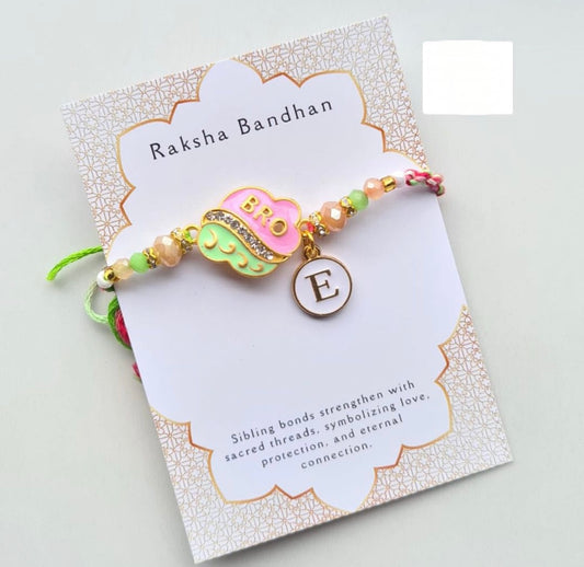 Bro Rakhi With Initial