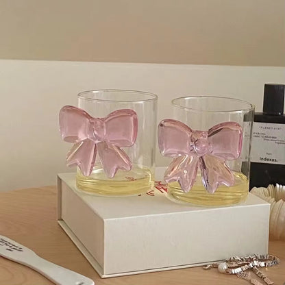 Cute Aesthetic Bow Glass (Pre-order)