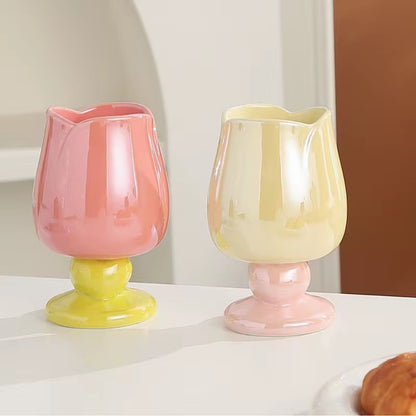Tulip Ceramic Cups