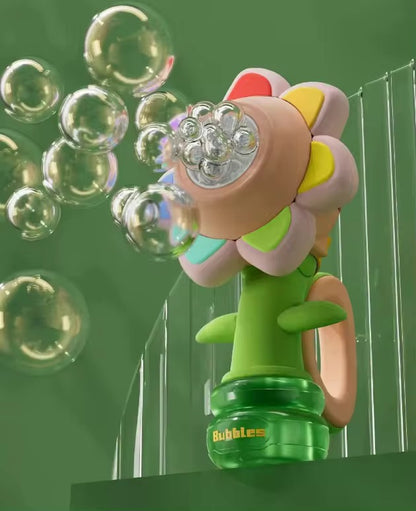 Sunflower bubble machine