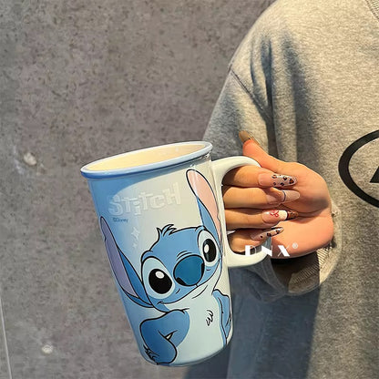 Stitch Tall Ceramic Glass