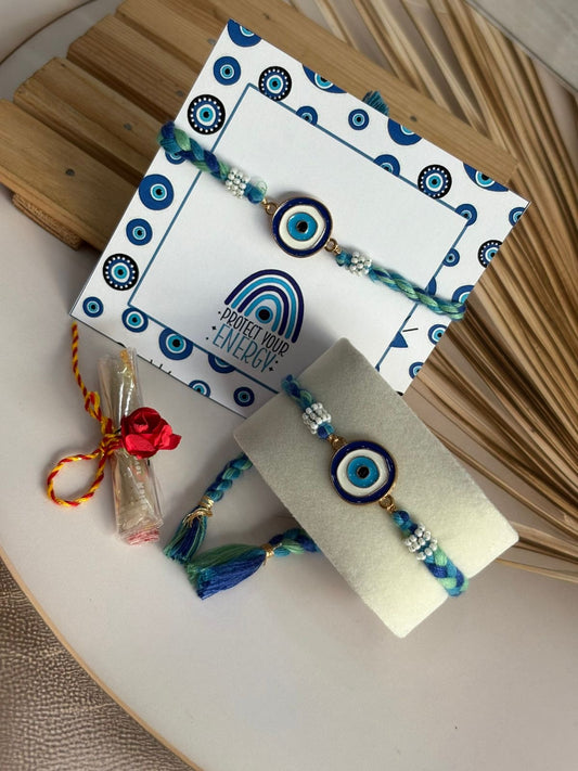 Premium evil Eye Thread Rakhi