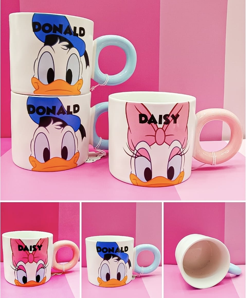 Donald, Daisy & Minnie Mugs