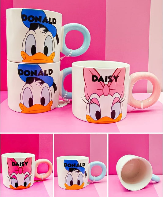 Donald, Daisy & Minnie Mugs