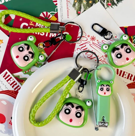 Sanrio x Shinchan 4 in 1 Keycharm