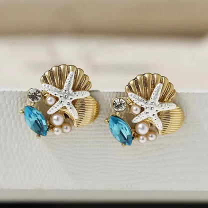 Beach Seas Shell Earrings