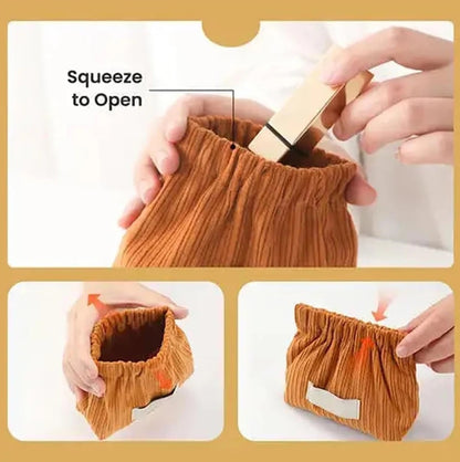 Corduroy Makeup Pouches
