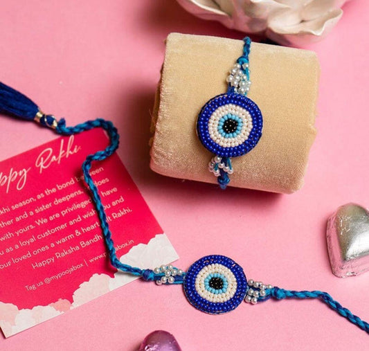Evil Eye Beaded Rakhi