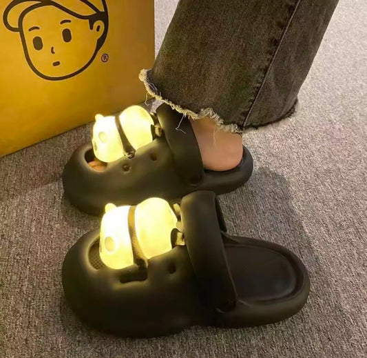 Panda LED slippers