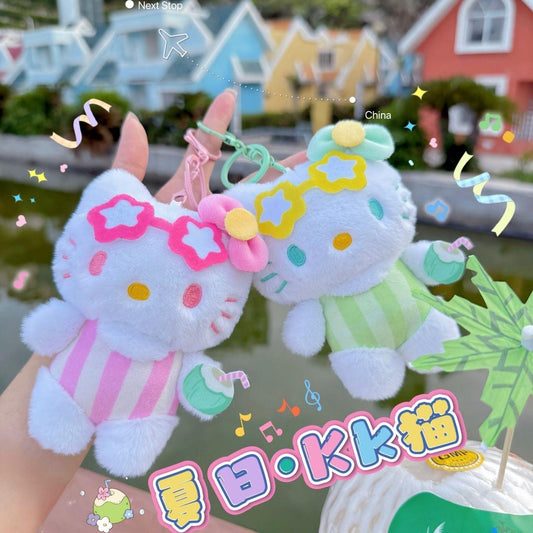 Hello Kitty Wearing Goggles Bagcharm / Keychain