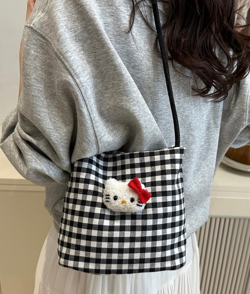 Ghingham Hello Kitty Bag