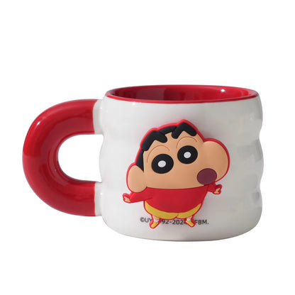 Crayon shinchan mug with magnetic charm