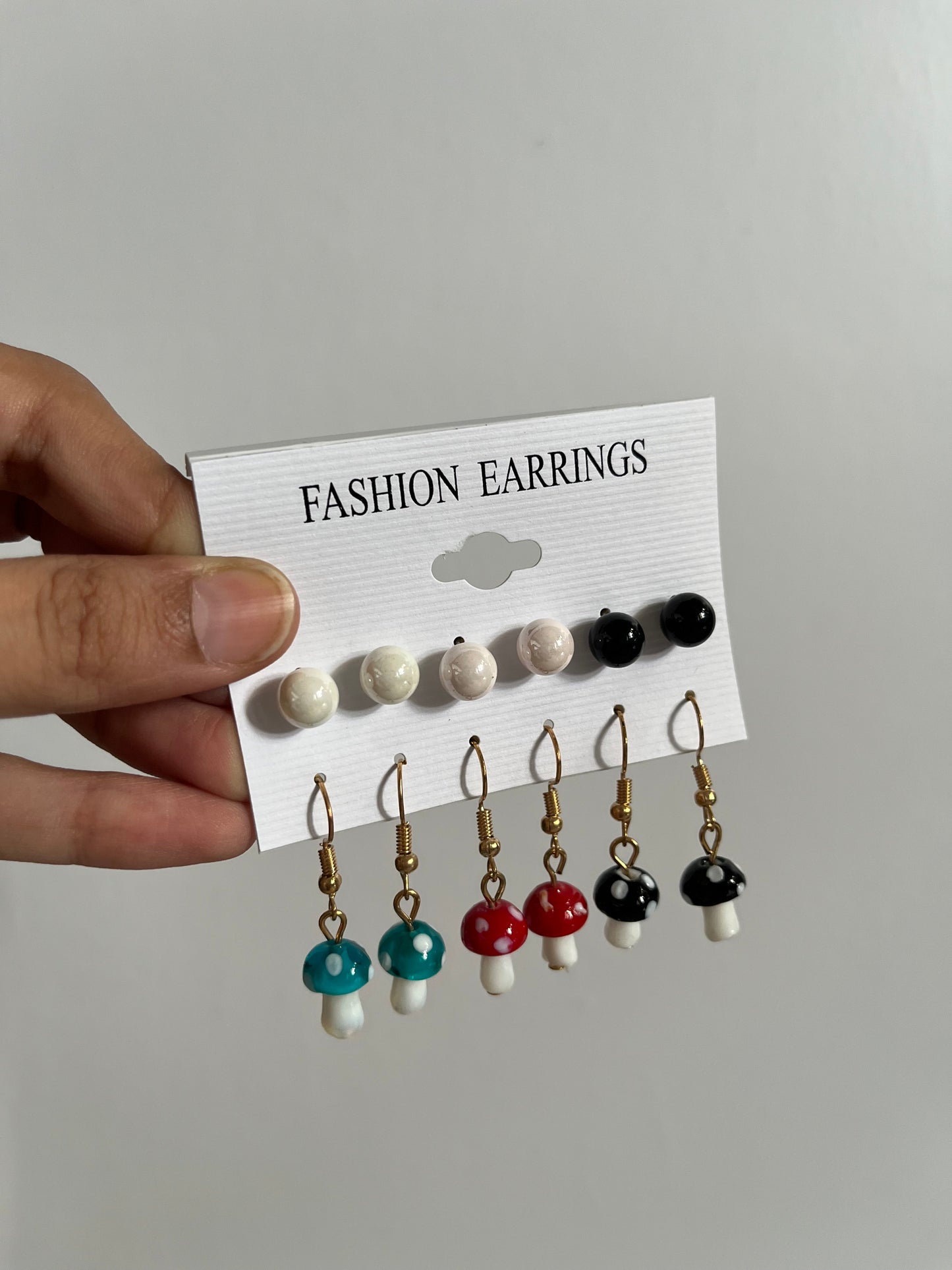 Mushroom Earrings Combo