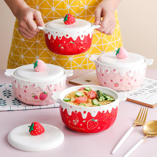 Strawberry Casserole / Ramen Bowl